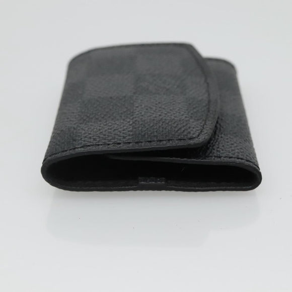 LOUIS VUITTON Damier Graphite Cuff Case LV Auth 133632