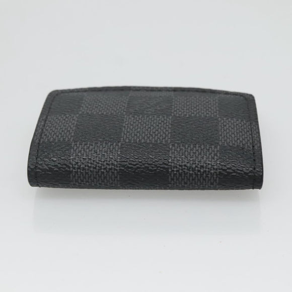 LOUIS VUITTON Damier Graphite Cuff Case LV Auth 133632