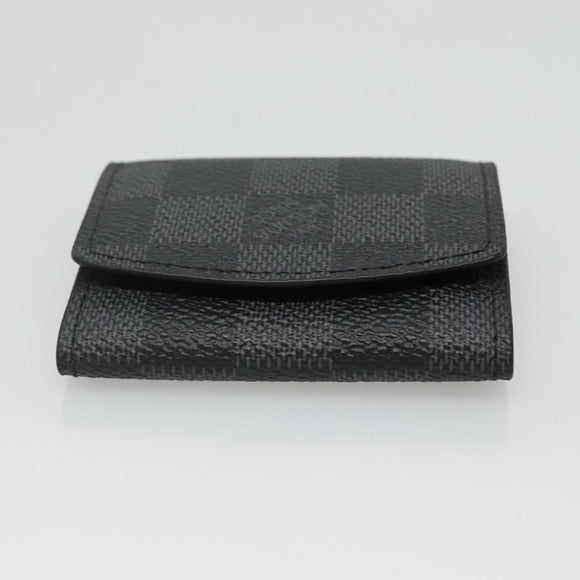 LOUIS VUITTON Damier Graphite Cuff Case LV Auth 133632