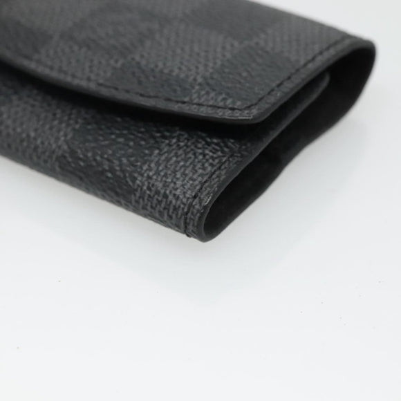 LOUIS VUITTON Damier Graphite Cuff Case LV Auth 133632