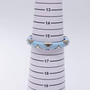 LOUIS VUITTON Brass Friend Ship Bracelet Leather Pink M6793E LV Auth 133634-11