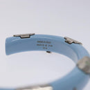 LOUIS VUITTON Brass Friend Ship Bracelet Leather Pink M6793E LV Auth 133634-9