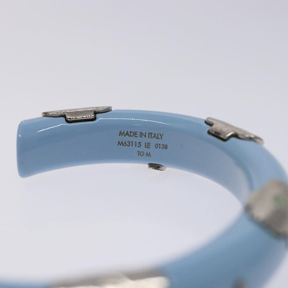 LOUIS VUITTON Brass Friend Ship Bracelet Leather Pink M6793E LV Auth 133634