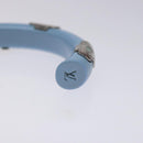 LOUIS VUITTON Brass Friend Ship Bracelet Leather Pink M6793E LV Auth 133634-8