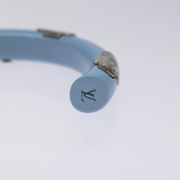 LOUIS VUITTON Brass Friend Ship Bracelet Leather Pink M6793E LV Auth 133634