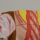 HERMES Twilly Scarf ""Cavalleria d Etriers"" Silk Pink Auth 133638-5