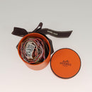 HERMES Twilly Scarf ""Cavalleria d Etriers"" Silk Pink Auth 133638-7