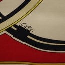 HERMES Carre 90 Scarf ""WASHINGTONS CARRIAGE"" Silk Navy Auth 133640-11