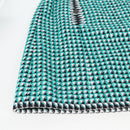 CHANEL Skirt Tweed Green Black CC Auth 133643M-12