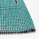 CHANEL Skirt Tweed Green Black CC Auth 133643M-13