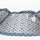 LOUIS VUITTON Monogram Jaguar A line skirt Denim 34 Blue 1A9NK9 LV Auth 133644M-17