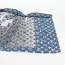 LOUIS VUITTON Monogram Jaguar A line skirt Denim 34 Blue 1A9NK9 LV Auth 133644SAM-18