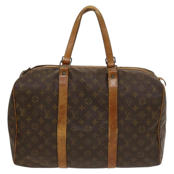 LOUIS VUITTON Monogram Sac Spool 45 Boston Bag M41624 LV Auth 133647