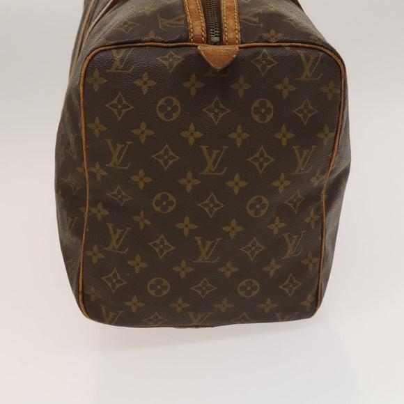 LOUIS VUITTON Monogram Sac Spool 45 Boston Bag M41624 LV Auth 133647