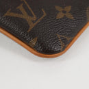 LOUIS VUITTON Monogram Chain Pochette Mila MM Pouch M60094 Auth 133662V-15