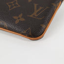 LOUIS VUITTON Monogram Chain Pochette Mila MM Pouch M60094 Auth 133662V-18