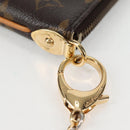 LOUIS VUITTON Monogram Chain Pochette Mila MM Pouch M60094 Auth 133662V-8