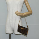 LOUIS VUITTON Monogram Chain Pochette Mila MM Pouch M60094 Auth 133662V-24