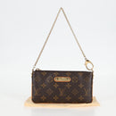 LOUIS VUITTON Monogram Chain Pochette Mila MM Pouch M60094 Auth 133662V-12
