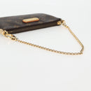 LOUIS VUITTON Monogram Chain Pochette Mila MM Pouch M60094 Auth 133662V-7