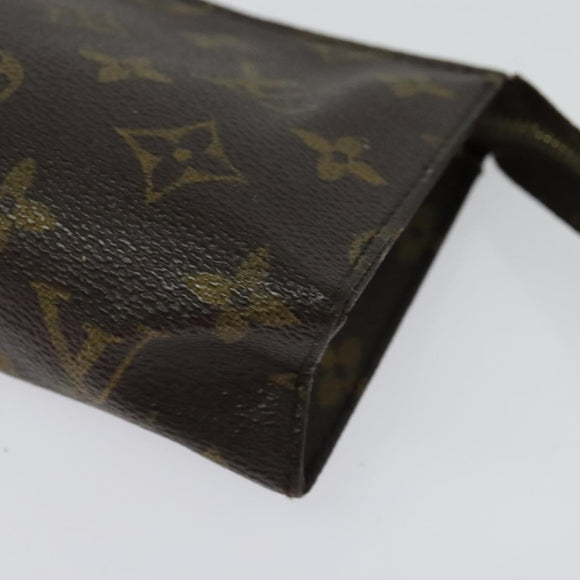 LOUIS VUITTON Monogram Posh Toilette 15 Pouch M47546 LV Auth 133664