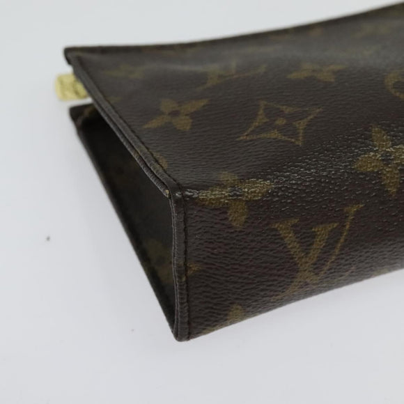 LOUIS VUITTON Monogram Posh Toilette 15 Pouch M47546 LV Auth 133665