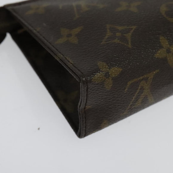 LOUIS VUITTON Monogram Posh Toilette 15 Pouch M47546 LV Auth 133665
