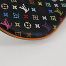 LOUIS VUITTON Monogram Multicolor Pochette GM Pouch Black M60030 LV Auth 133668V-15