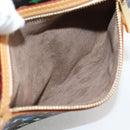 LOUIS VUITTON Monogram Multicolor Pochette GM Pouch Black M60030 LV Auth 133668V-19