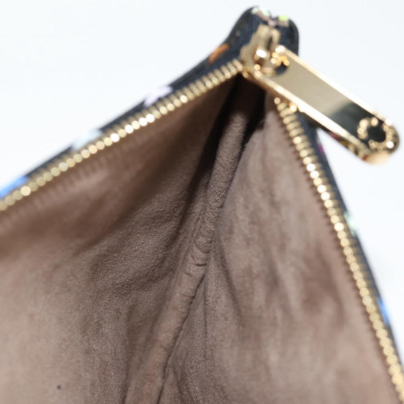 LOUIS VUITTON Monogram Multicolor Pochette GM Pouch Black M60030 LV Auth 133668V