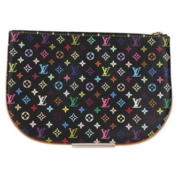 LOUIS VUITTON Monogram Multicolor Pochette GM Pouch Black M60030 LV Auth 133668V - 0