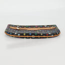 LOUIS VUITTON Monogram Multicolor Pochette GM Pouch Black M60030 LV Auth 133668V-6