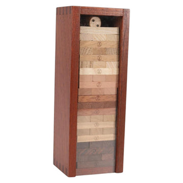 LOUIS VUITTON Jenga Wood Brown LV Auth 133670M