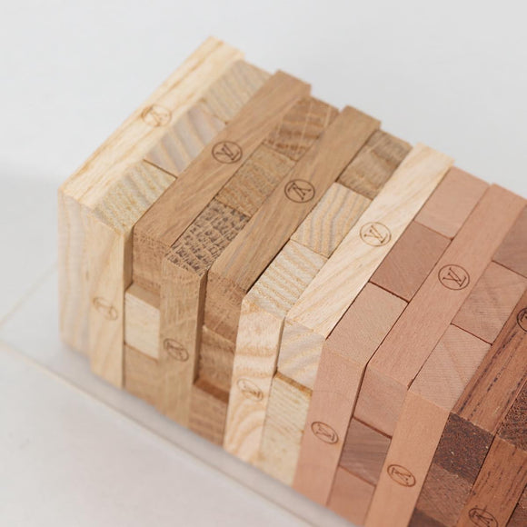 LOUIS VUITTON Jenga Wood Brown LV Auth 133670M