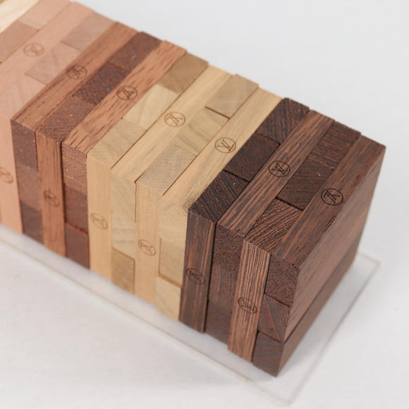 LOUIS VUITTON Jenga Wood Brown LV Auth 133670M