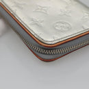 LOUIS VUITTON Monogram mirror Zippy Wallet Vertical Silver M80808 LV Auth 133674-16