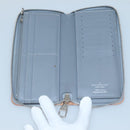 LOUIS VUITTON Monogram mirror Zippy Wallet Vertical Silver M80808 LV Auth 133674-9