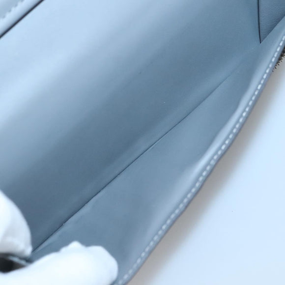 LOUIS VUITTON Monogram mirror Zippy Wallet Vertical Silver M80808 LV Auth 133674