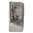 LOUIS VUITTON Monogram mirror Zippy Wallet Vertical Silver M80808 LV Auth 133674-13