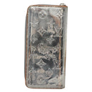LOUIS VUITTON Monogram mirror Zippy Wallet Vertical Silver M80808 LV Auth 133674-2
