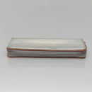 LOUIS VUITTON Monogram mirror Zippy Wallet Vertical Silver M80808 LV Auth 133674-3