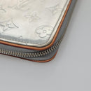 LOUIS VUITTON Monogram mirror Zippy Wallet Vertical Silver M80808 LV Auth 133674-7