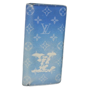 LOUIS VUITTON Monogram Clouds Portefeuille Braza Long Wallet M69680 Auth 133675