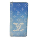 LOUIS VUITTON Monogram Clouds Portefeuille Braza Long Wallet M69680 Auth 133675-13
