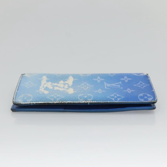 LOUIS VUITTON Monogram Clouds Portefeuille Braza Long Wallet M69680 Auth 133675