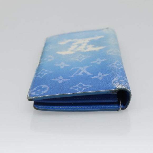 LOUIS VUITTON Monogram Clouds Portefeuille Braza Long Wallet M69680 Auth 133675