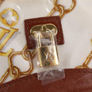 LOUIS VUITTON Monogram Charm Pochette Cles Coin Purse White M95164 Auth 133676V-17