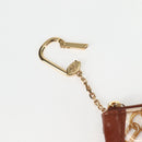 LOUIS VUITTON Monogram Charm Pochette Cles Coin Purse White M95164 Auth 133676V-8