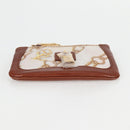 LOUIS VUITTON Monogram Charm Pochette Cles Coin Purse White M95164 Auth 133676V-6