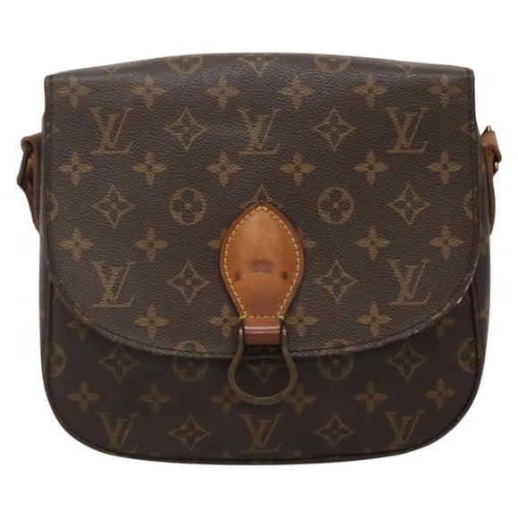 LOUIS VUITTON Monogram Monogram Saint Cloud GM Shoulder Bag M51242 Auth 133683